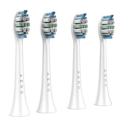 AENO DB3 ADB0003 Electric Sonic Toothbrush, 46,000 rpm, IPX 7, 4 brush heads, 3 modes, 3 speeds, Up to 40 days on a single charge, White