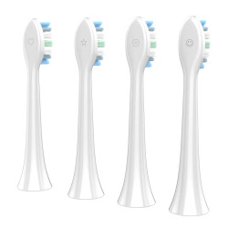 AENO DB3 ADB0003 Electric Sonic Toothbrush, 46,000 rpm, IPX 7, 4 brush heads, 3 modes, 3 speeds, Up to 40 days on a single charge, White