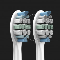 AENO DB3 ADB0003 Electric Sonic Toothbrush, 46,000 rpm, IPX 7, 4 brush heads, 3 modes, 3 speeds, Up to 40 days on a single charge, White