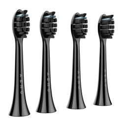 AENO DB4 ADB0004 Electric Sonic Toothbrush, 46,000 rpm, IPX 7, 4 brush heads, 3 modes, 3 speeds, Up to 40 days on a single charge, Black