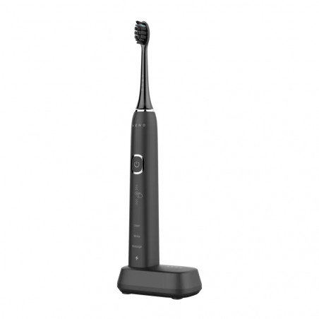 AENO DB4 ADB0004 Electric Sonic Toothbrush, 46,000 rpm, IPX 7, 4 brush heads, 3 modes, 3 speeds, Up to 40 days on a single charge, Black