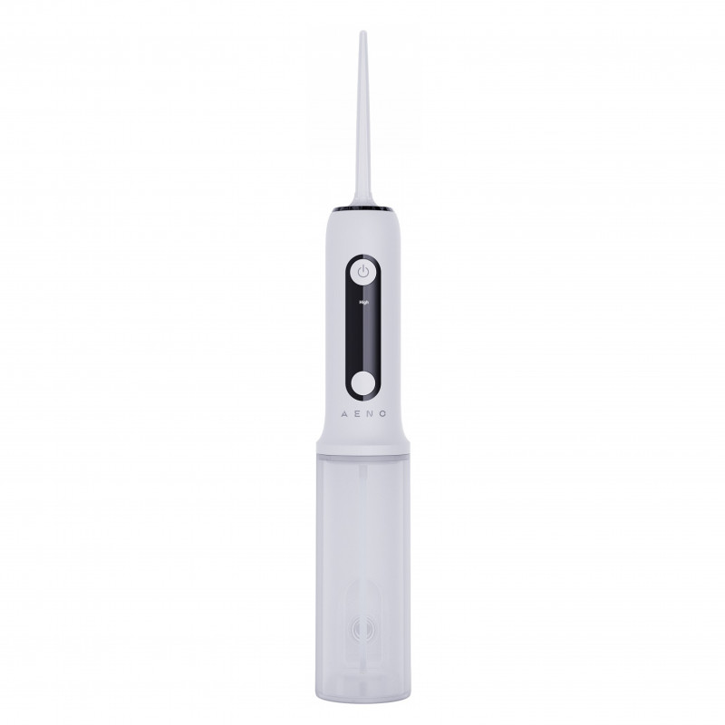 Irigator dentar AENO DI1 ADI0001, 5V, 4W, 200 ml, 100 psi, 4 moduri de curățare, 4 vârfuri, alb