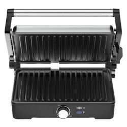 AENO EG2 AEG0002 Electric Grill, 2000 W, LED indicator, 180-degree opening, Non-stick coating, Stainless steel
