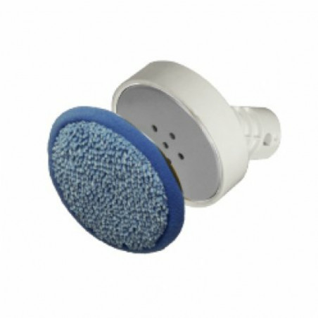 Perie de curățare rotundă de schimb AENO ASMRB1 SM1, compatibilă cu SM1, vârf din microfibră, alb/albastru