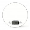 Esperanza EKS003KW konyhai mérleg, TARA, LCD-kijelző, 5 kg, fehér