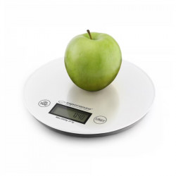 Esperanza EKS003KW konyhai mérleg, TARA, LCD-kijelző, 5 kg, fehér