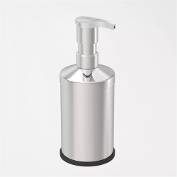 Vinoks set de baie 6504003, Coș 3 litri, perie, dispenser, pahar, Inox