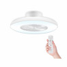 Ventilator de tavan cu LED 2in1 Beper P206VEN650, Lampa LED, 40 W, 3 viteze, Temporizator, Alb