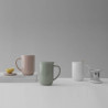 Viva Scandinavia Minima V77546 Tea Cup with Infuser and Lid, 500 ml, Porcelain, Green