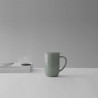Viva Scandinavia Minima V77546 Tea Cup with Infuser and Lid, 500 ml, Porcelain, Green
