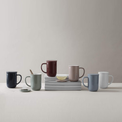 Viva Scandinavia Minima V77546 Tea Cup with Infuser and Lid, 500 ml, Porcelain, Green