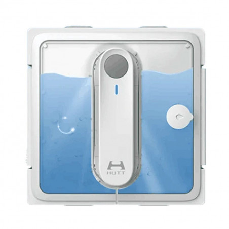 HUTT W9 Window Cleaning Robot, 3800 Pa, Voice Control, Panoramic Water Tank, White