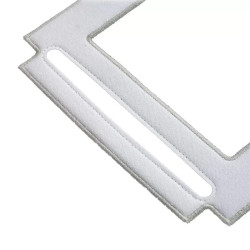 Mop absorbant pentru curățat geamuri HUTT W66, reutilizabil, 1 buc, gri