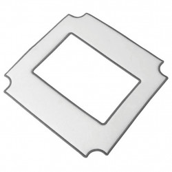 Replacement mop for the HUTT W55 window cleaning robot, reusable, 1 piece, gray