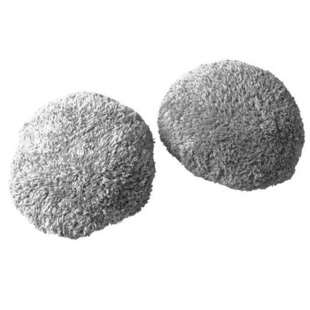 Replacement Mop Set for HUTT DDC55, Reusable, 2-Pack, Gray