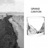 LIITON Grand Canyon Whiskey Glass Set, 300 ml, 4-piece set, Thick-walled, 3D Grand Canyon-shaped base, Clear