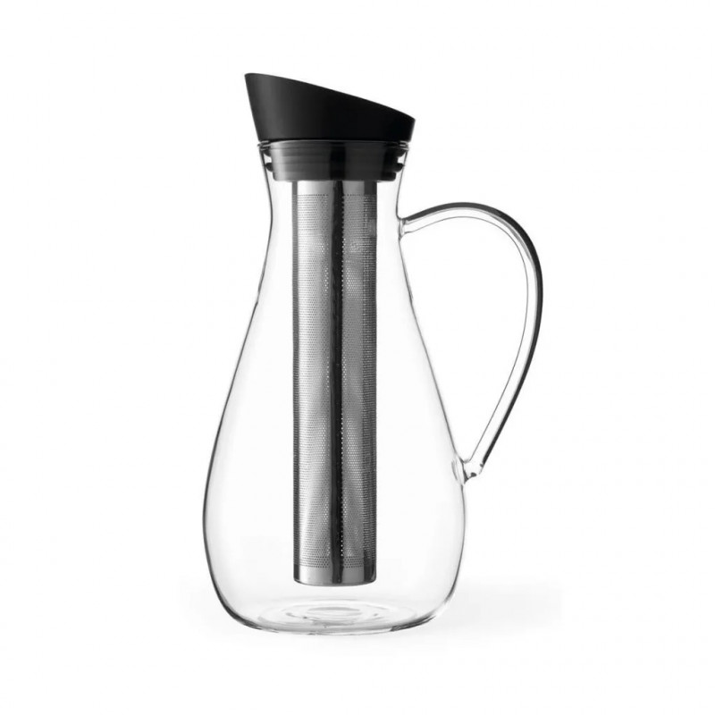 INFUSION Viva Scandinavia V30501 Iced Tea Carafe, 1.4 L, Wide-Mouth, Glass, Clear