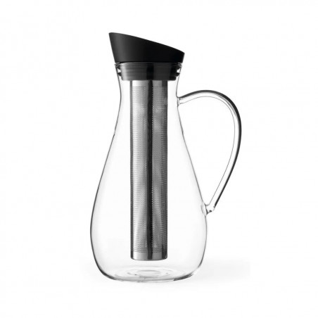 INFUSION Viva Scandinavia V30501 Iced Tea Carafe, 1.4 L, Wide-Mouth, Glass, Clear