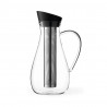 INFUSION Viva Scandinavia V30501 Iced Tea Carafe, 1.4 L, Wide-Mouth, Glass, Clear