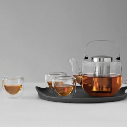 BJORN Viva Scandinavia V32801 Tea Set, 6-piece, Glass, Clear