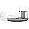 BJORN Viva Scandinavia V32801 Tea Set, 6-piece, Glass, Clear