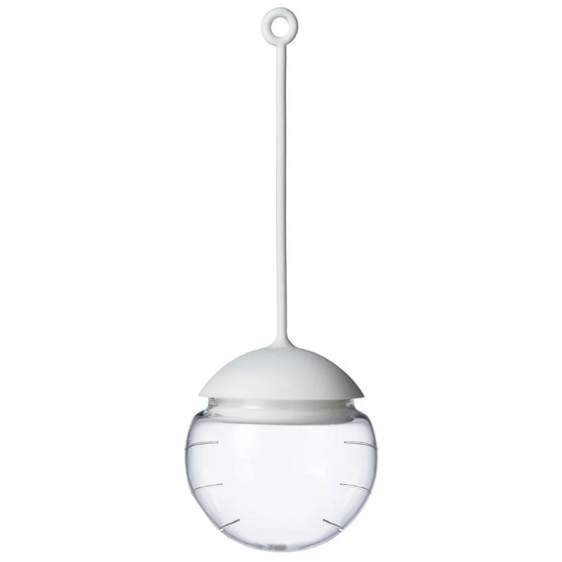INFUSION GLOBE Viva Scandinavia V70302 Tea Infuser, 16 cm, Glass, White