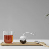 INFUSION GLOBE Viva Scandinavia V70302 Tea Infuser, 16 cm, Glass, White