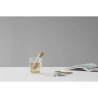 INFUSION Viva Scandinavia V70200 Glass Tea Strainer, 13.8 cm, Cork Stopper, Clear
