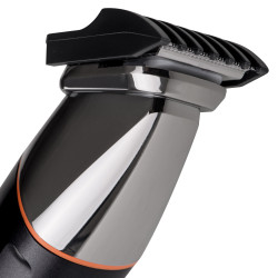 Adler AD 2946 5-in-1 Men's Grooming Kit, 600 mAh, 6 attachments, 60-minute runtime, LCD display, Black/Stainless Steel