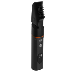 Adler AD 2946 5-in-1 Men's Grooming Kit, 600 mAh, 6 attachments, 60-minute runtime, LCD display, Black/Stainless Steel