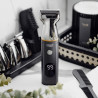 Adler AD 2946 5-in-1 Men's Grooming Kit, 600 mAh, 6 attachments, 60-minute runtime, LCD display, Black/Stainless Steel