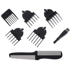 Adler AD 2946 5-in-1 Men's Grooming Kit, 600 mAh, 6 attachments, 60-minute runtime, LCD display, Black/Stainless Steel