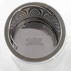 INFUSION Viva Scandinavia V75400 Teapot, 500 ml, Bamboo Lid, Clear