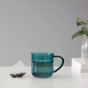 Viva Scandinavia Minima V83047 Tea Cup, 400 ml, Glass, Blue