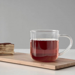 Viva Scandinavia Minima V82700 Tea Cup, 400 ml, Glass, Clear