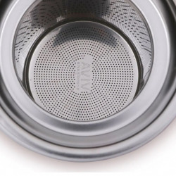 Viva Scandinavia MINIMA BALANCE V77502 Tea Cup with Strainer and Lid, 500 ml, Porcelain, White