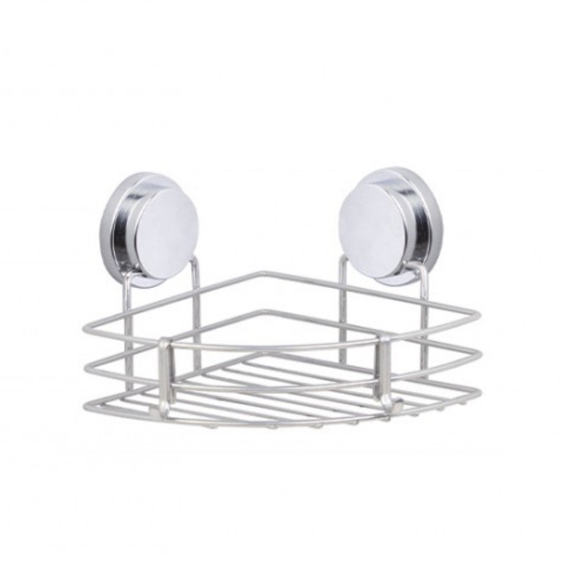 Ъглова етажерка за баня Metalife MGKB-715, 18х30 см, Хром