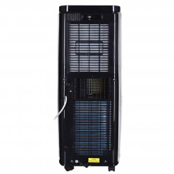 Aparat de aer condiționat mobil Sharp CVH9XR, 9000 BTU, 32 mp, 3 viteze, Mod de noapte, Telecomandă, Alb/negru,