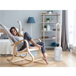 Beper P206RAF300 Tower Fan, 65W, 3 speeds, 2L, Ionization, LED, Touchscreen display, White