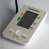 Beper 40.120 Blood Pressure Monitor, LCD Screen, 120 Memory Slots, Adjustable Cuff, Gray