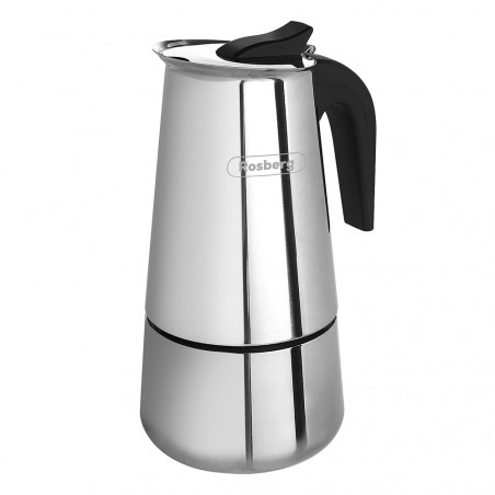 Rosberg R51173F2 Cuban coffee maker, 2 cups, stainless steel