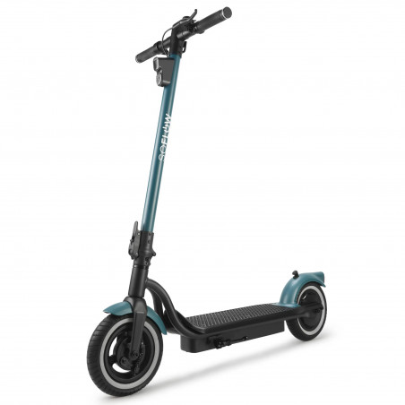 Trotineta electrica SOFLOW SO2 AIR MAX, Pliabila, 10 inch, 36V / 17.4Ah, 500W, 20 km/h, Greutate maximă 120 kg, Turcoaz