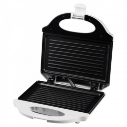 Sandwich maker Rosberg R51442L, 750W, Grill placi antiaderente, Alb