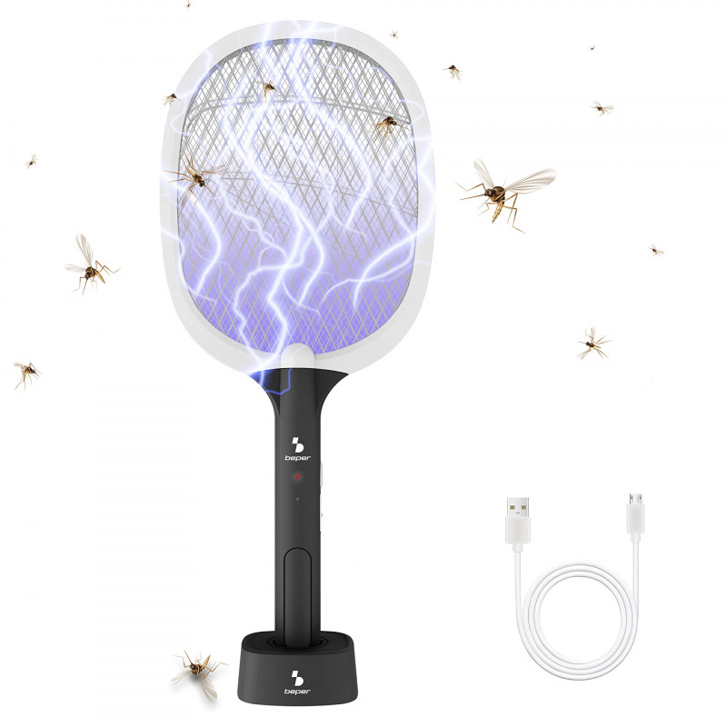 Beper P206ZAN250 Electric Insect Trap, 2W, USB Charging, Stand, LED Lighting, White