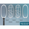 Ηλεκτρική παγίδα εντόμων Beper P206ZAN250, 2W, φόρτιση μέσω USB, βάση στήριξης, φωτισμός LED, λευκό