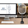 Ηλεκτρική παγίδα εντόμων Beper P206ZAN250, 2W, φόρτιση μέσω USB, βάση στήριξης, φωτισμός LED, λευκό
