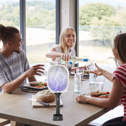 Beper P206ZAN250 Electric Insect Trap, 2W, USB Charging, Stand, LED Lighting, White