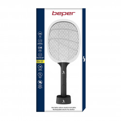 Beper P206ZAN250 Electric Insect Trap, 2W, USB Charging, Stand, LED Lighting, White