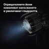 Ултразвуков сешоар за коса JIMMY F8, 1600W, LED сензорен екран, 3 скорости, 3 температурни настройки, Черен