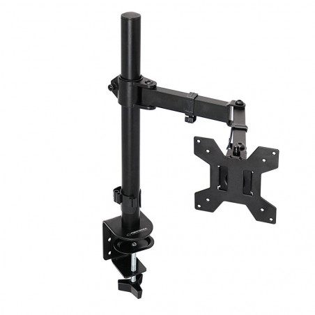 Esperanza ERW017 Monitor Stand, 10"-27", For 1 Monitor, VESA 75/100 mm, Up to 8 kg, Black